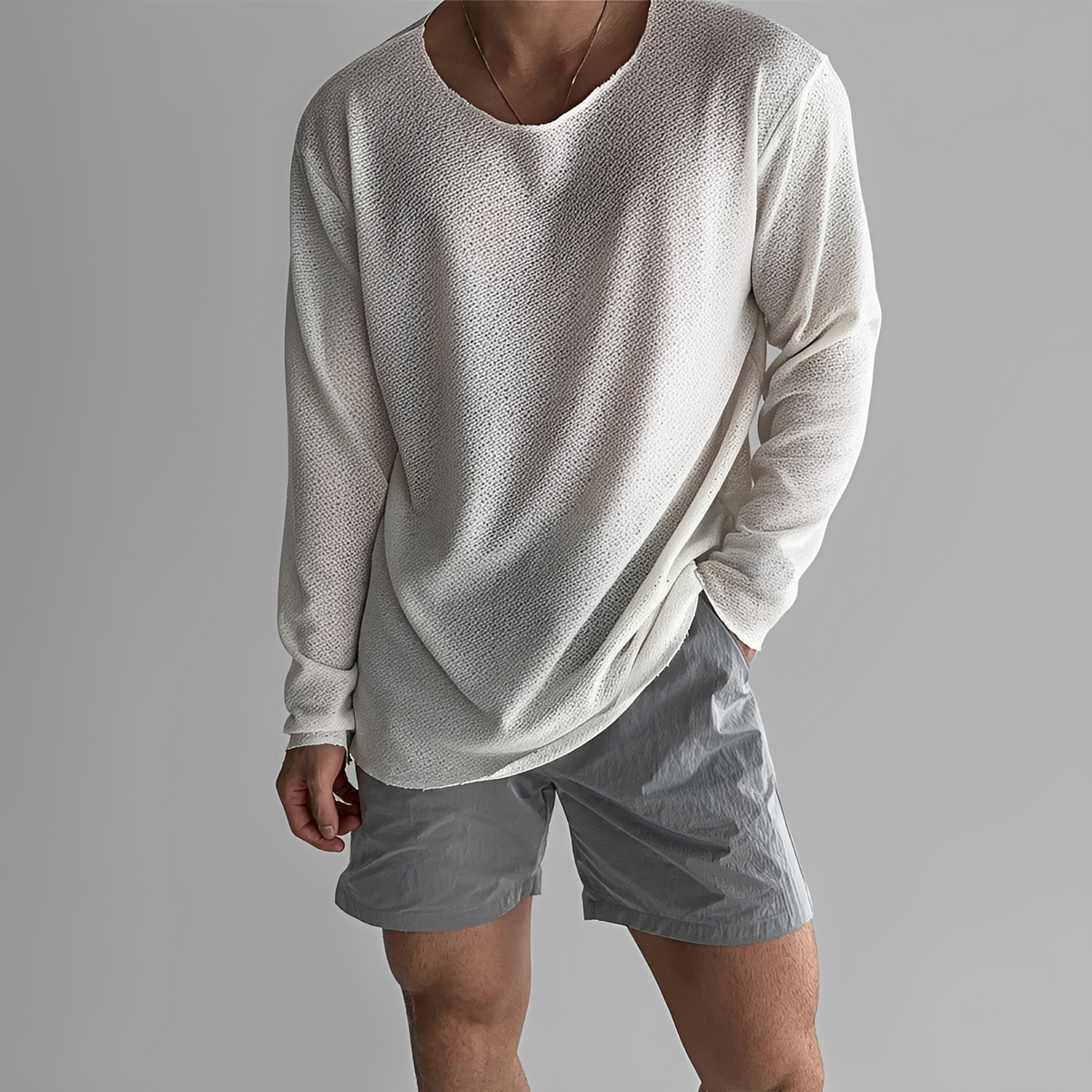 Carter - Camiseta confortable con cuello redondo