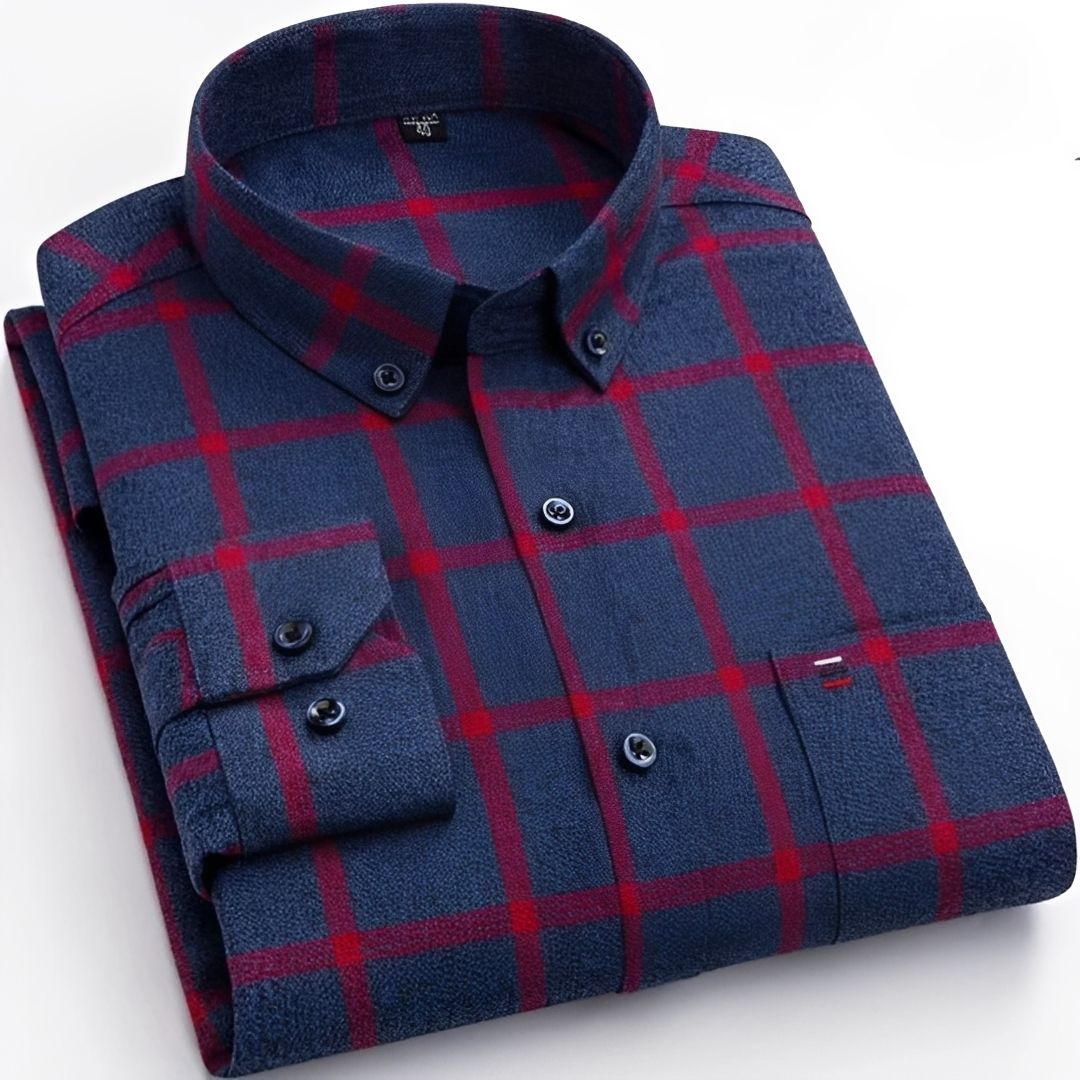 Louis - Camisa de cuadros informal