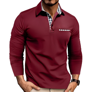 Charel - Polo de manga larga resistente