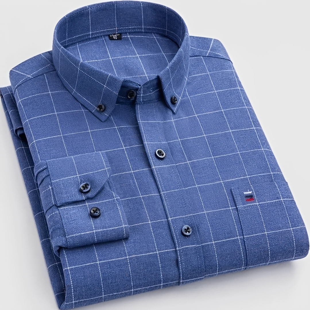 Louis - Camisa de cuadros informal