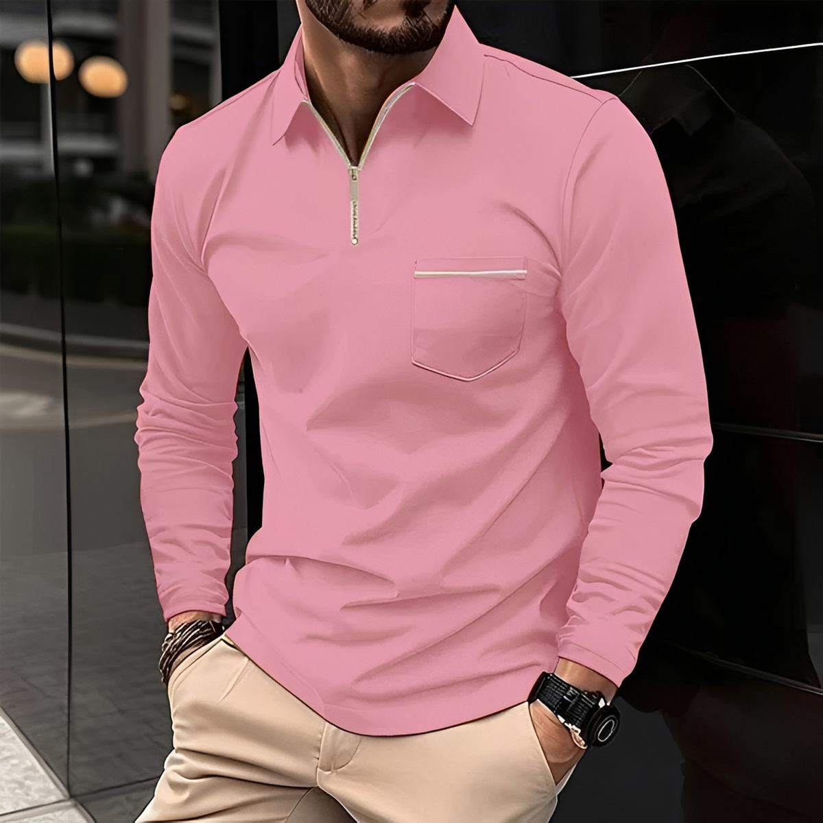 Romeo - Camiseta clásica de manga larga y cálida