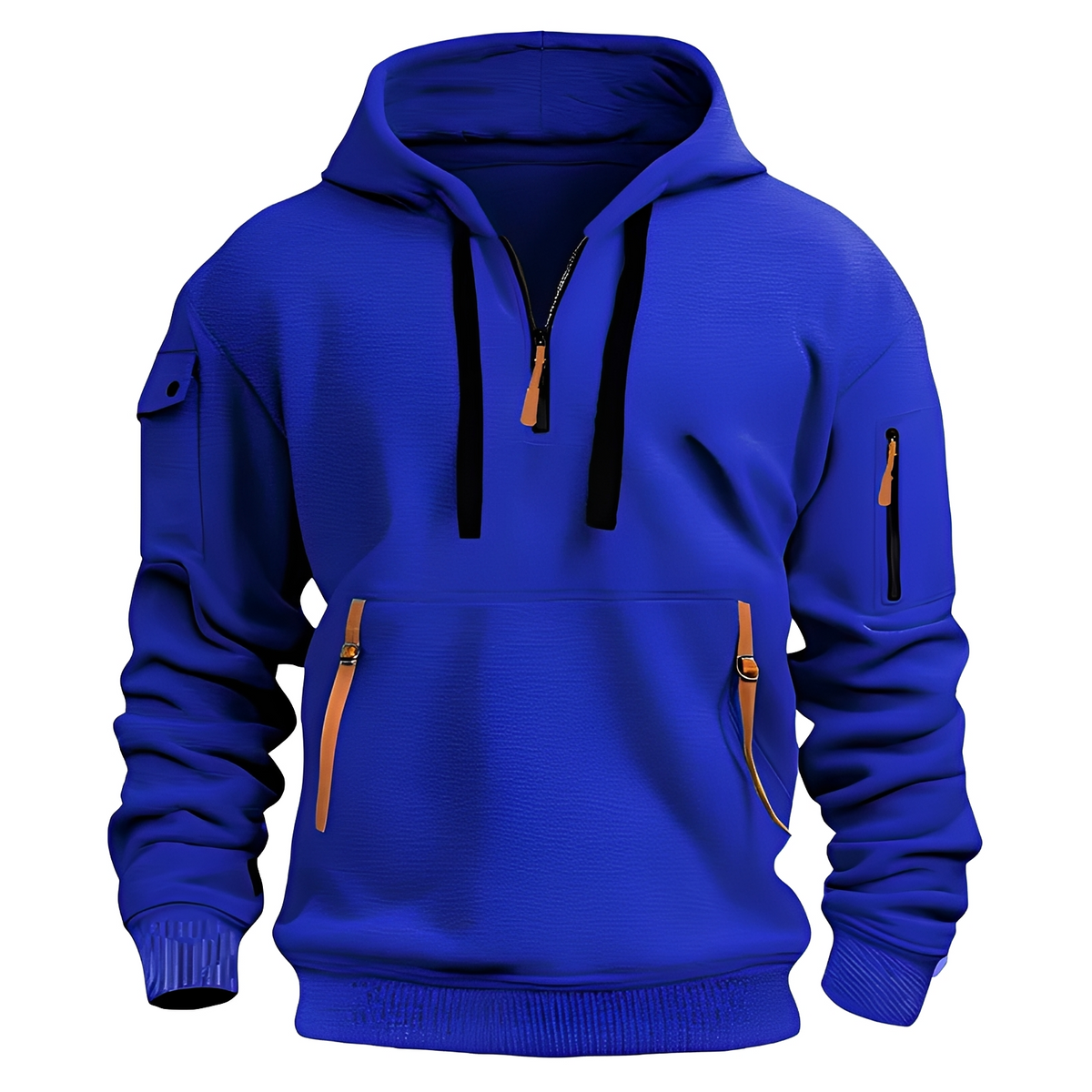 Norton - Sudadera con capucha resistente con media cremallera