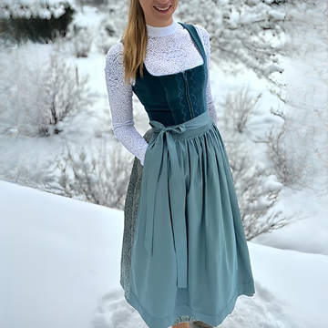 Muriel - Dirndl sofisticado para Oktoberfest para mujeres (sin forro)