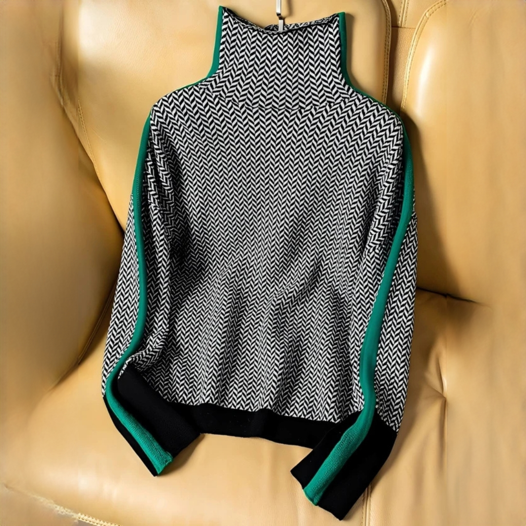 Anita - Jersey de cuello alto cálido y acogedor
