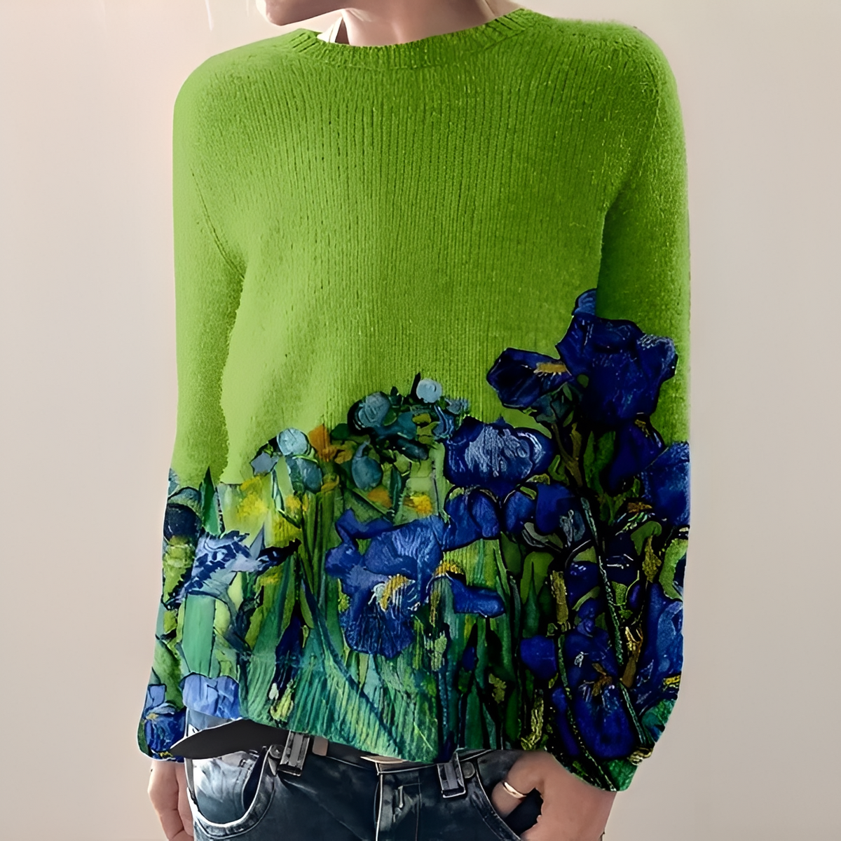 Liliane - Jersey elegante con cuello redondo