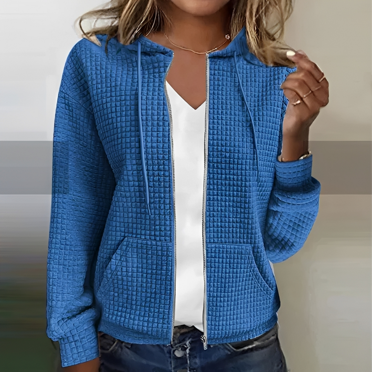 Kristel - Chaqueta moderna con cierre