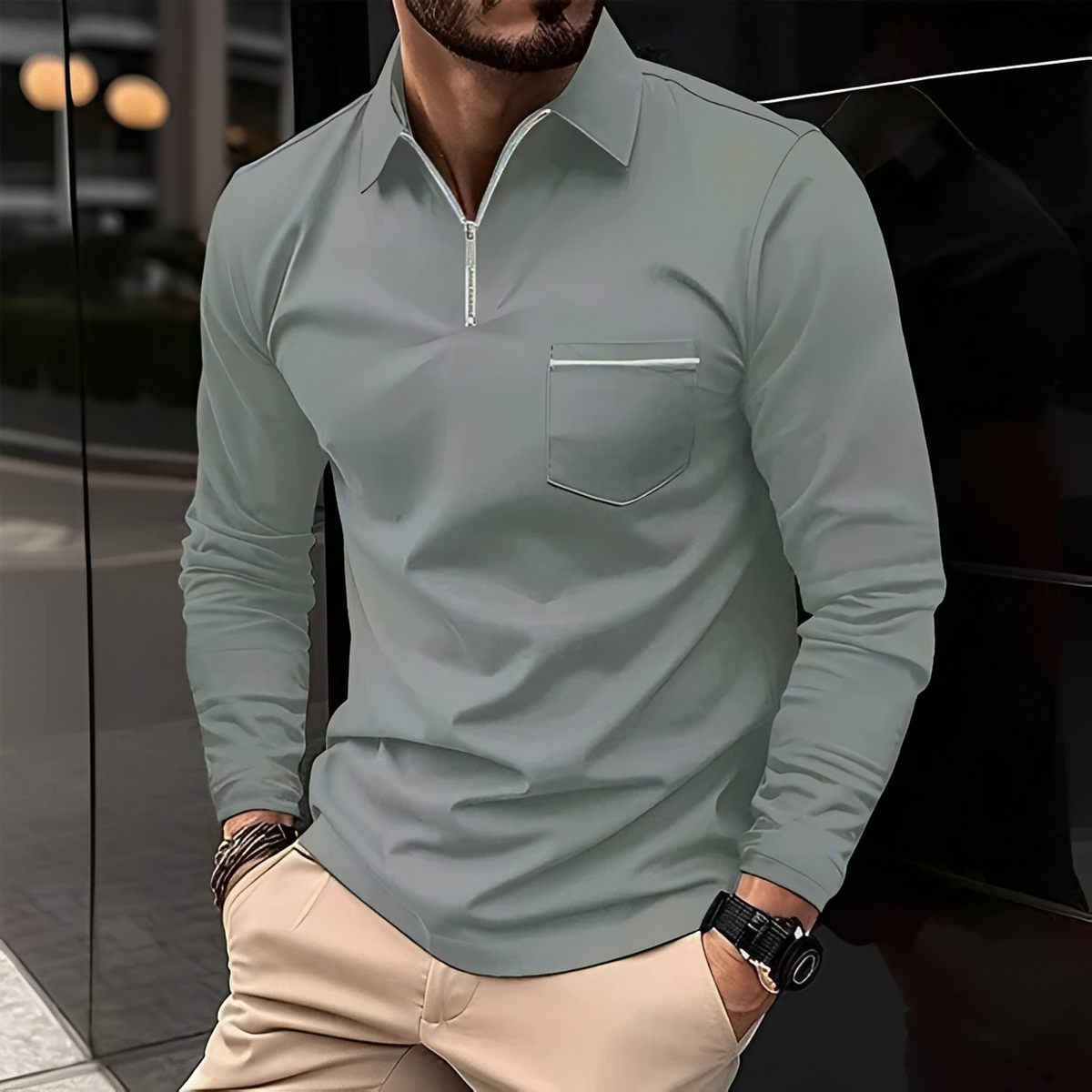 Romeo - Camiseta clásica de manga larga y cálida
