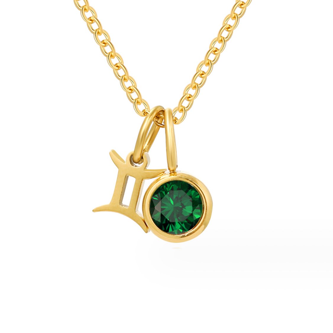 Shay - Collares de piedra de nacimiento del zodiaco