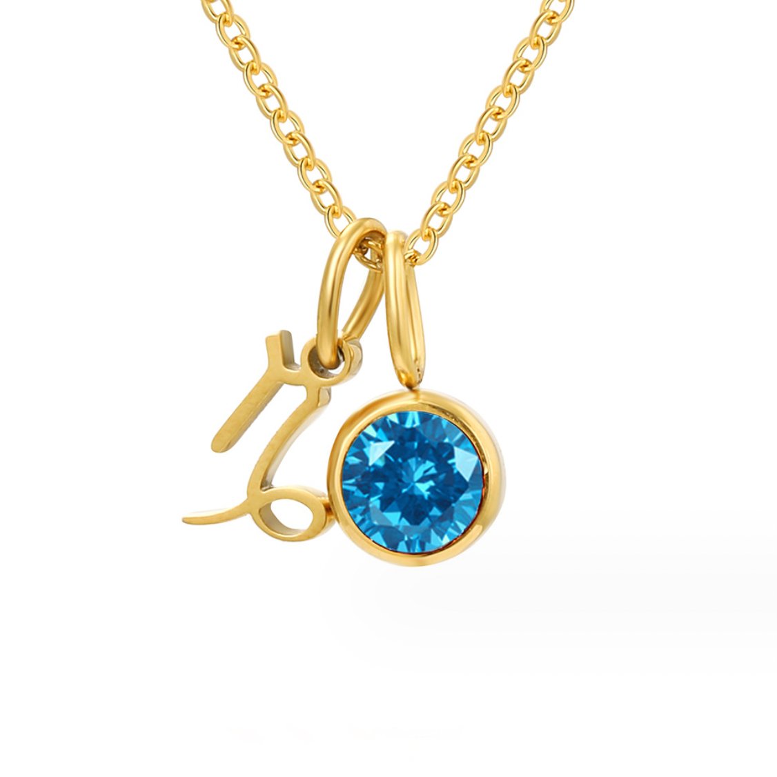 Shay - Collares de piedra de nacimiento del zodiaco