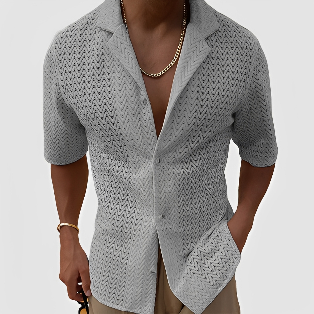 Bernie - Camisa de verano transpirable para hombre