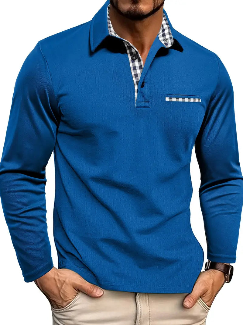 Levi - Polo con cuello a cuadros