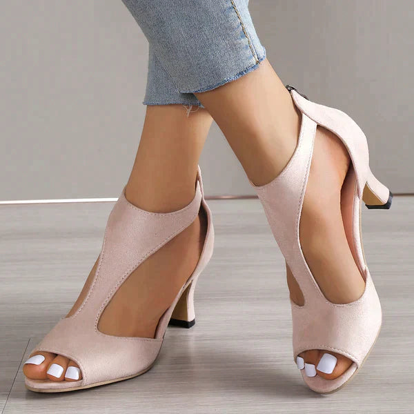 Keira - Sandalias de tacón cómodas con soporte