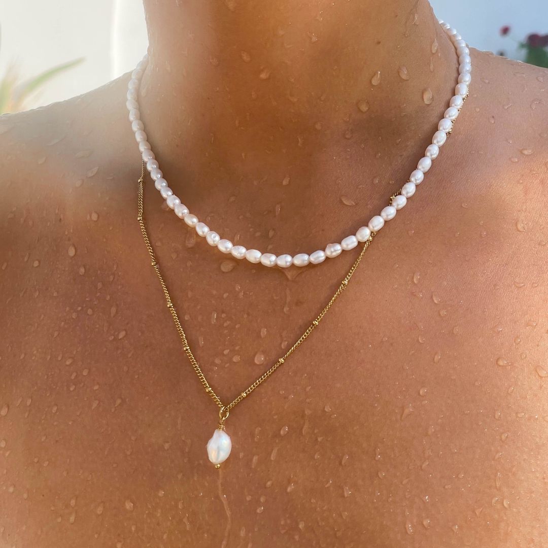 Marinelle – Colgante clásico con perla de agua dulce
