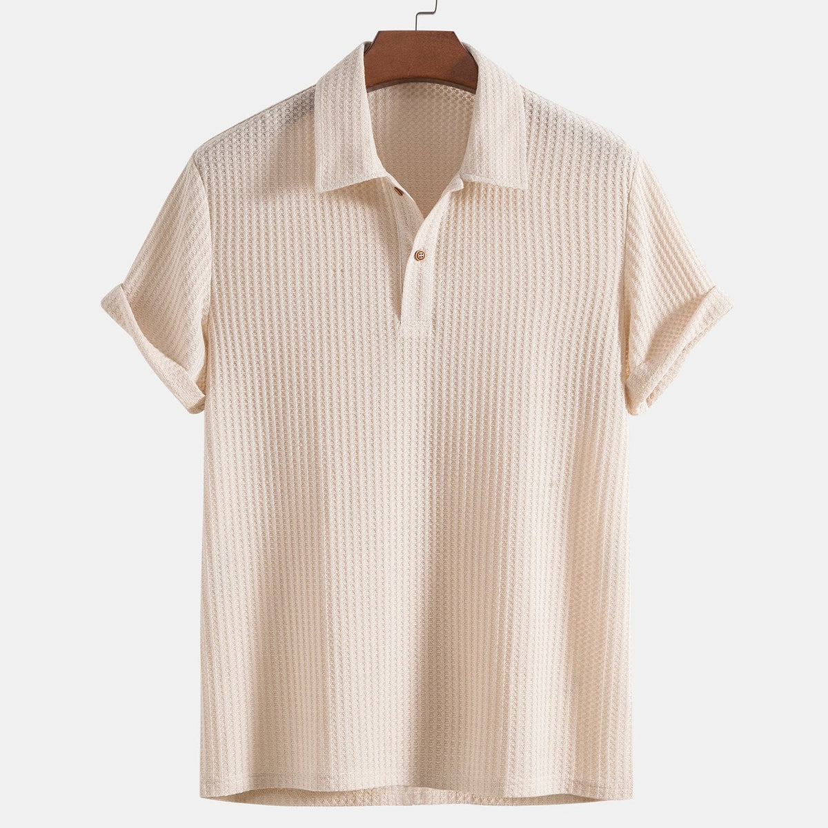 Aria - camiseta de manga corta con botones