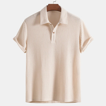 Aria - camiseta de manga corta con botones