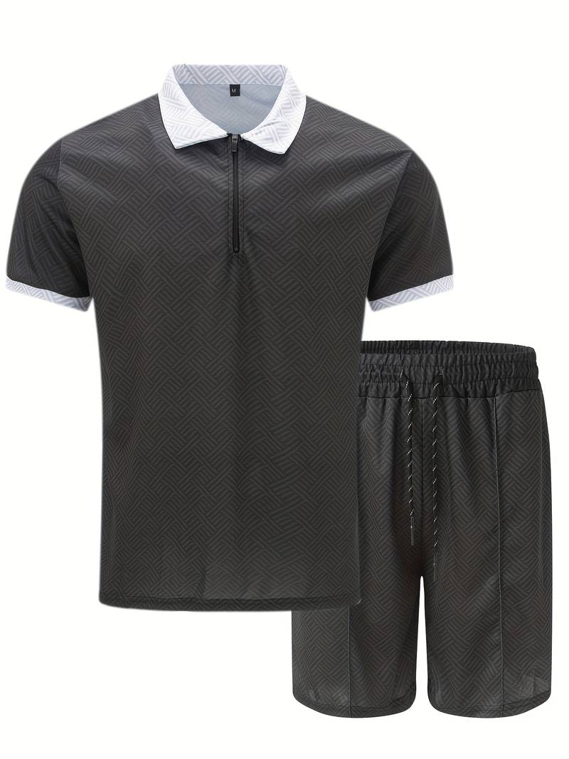 Theodore - Conjunto de 2 piezas para hombres, confort casual
