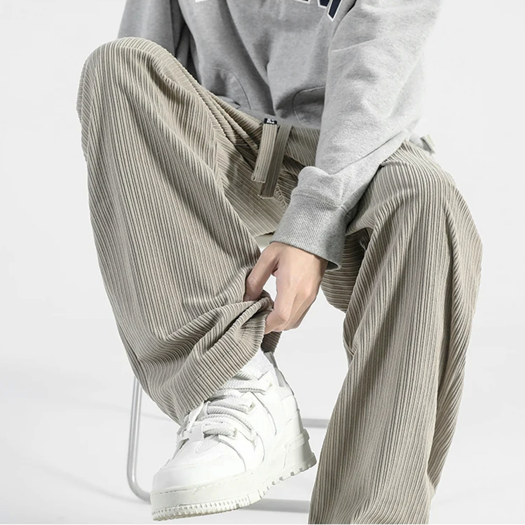 Quinn - Pantalones con textura