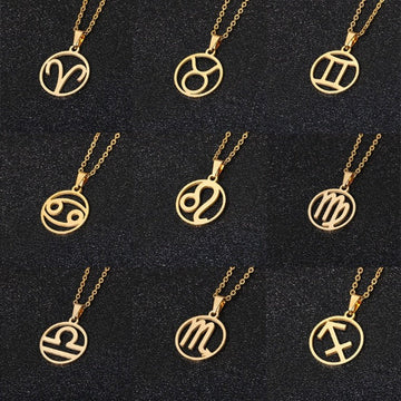 Astra – Collar zodiacal con colgante de 12 constelaciones