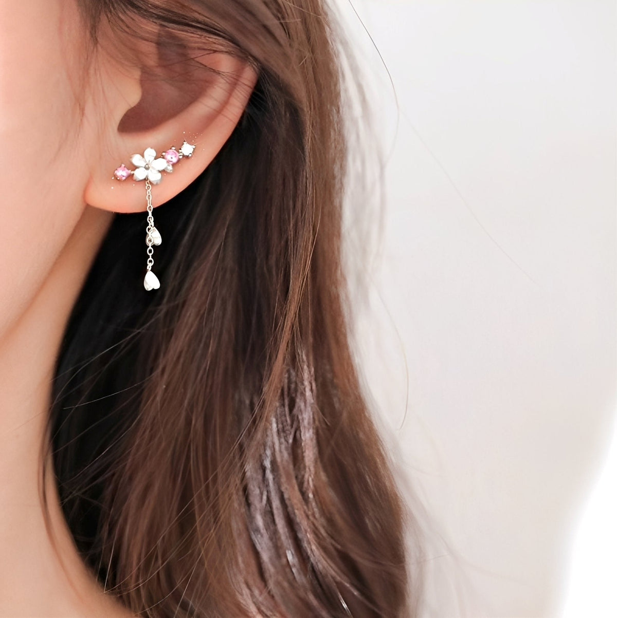 Sakura – Pendientes de flor de cerezo