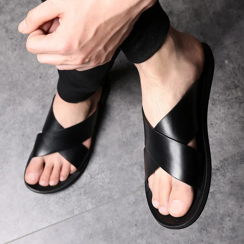 Raul - Sandalias Casual Antideslizantes para Hombre