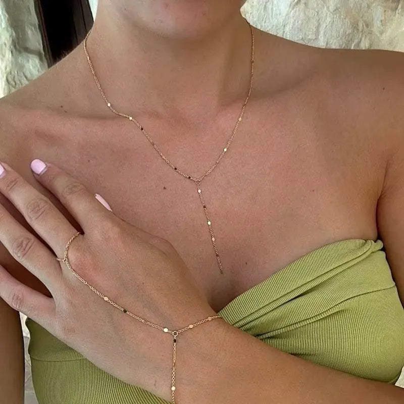 Lynda – Pulsera de cadena oriental sofisticada