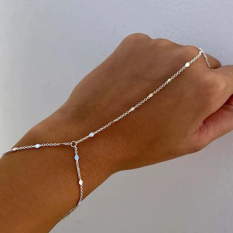 Lynda – Pulsera de cadena oriental sofisticada