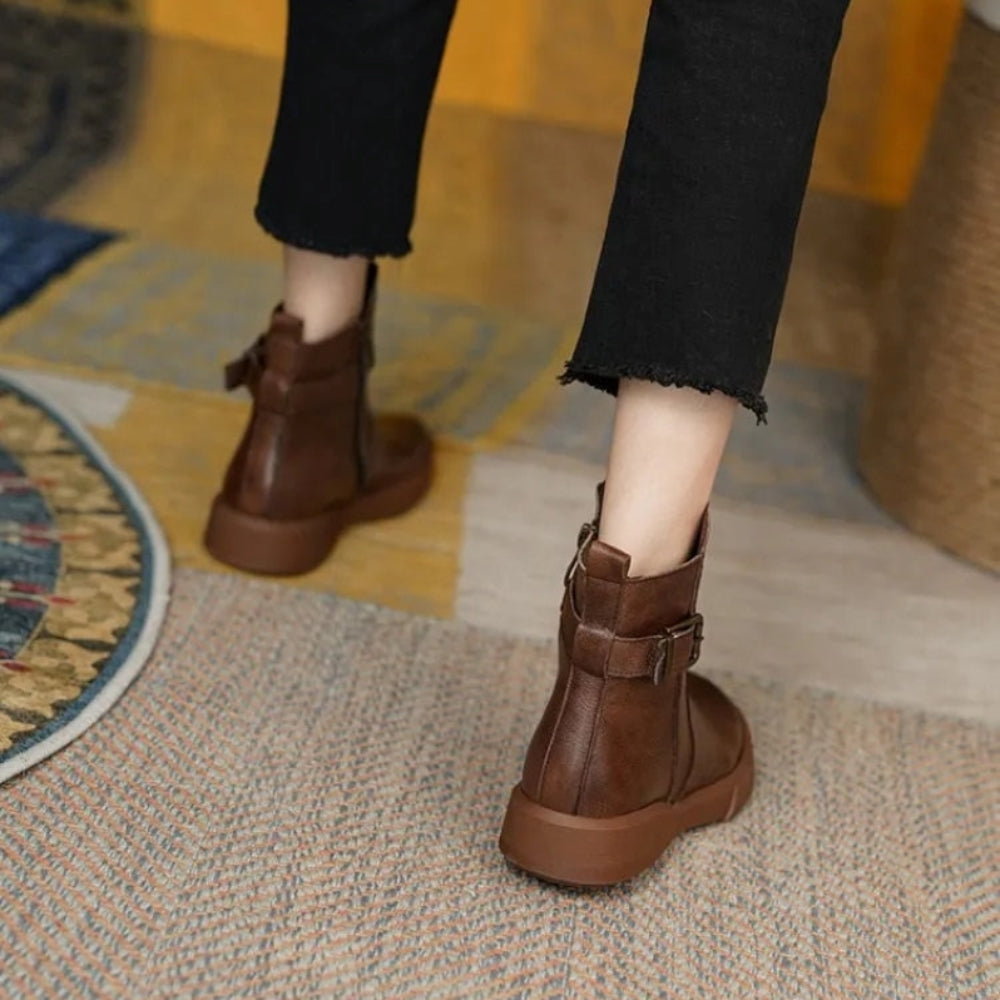 Belladonna - Botines Vintage de Estilo Clásico