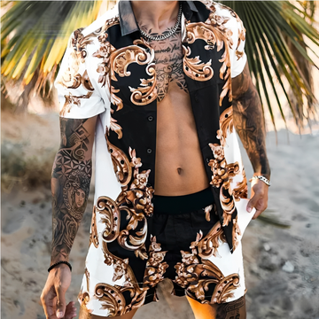 Dastine - Conjunto de verano a la moda para hombre