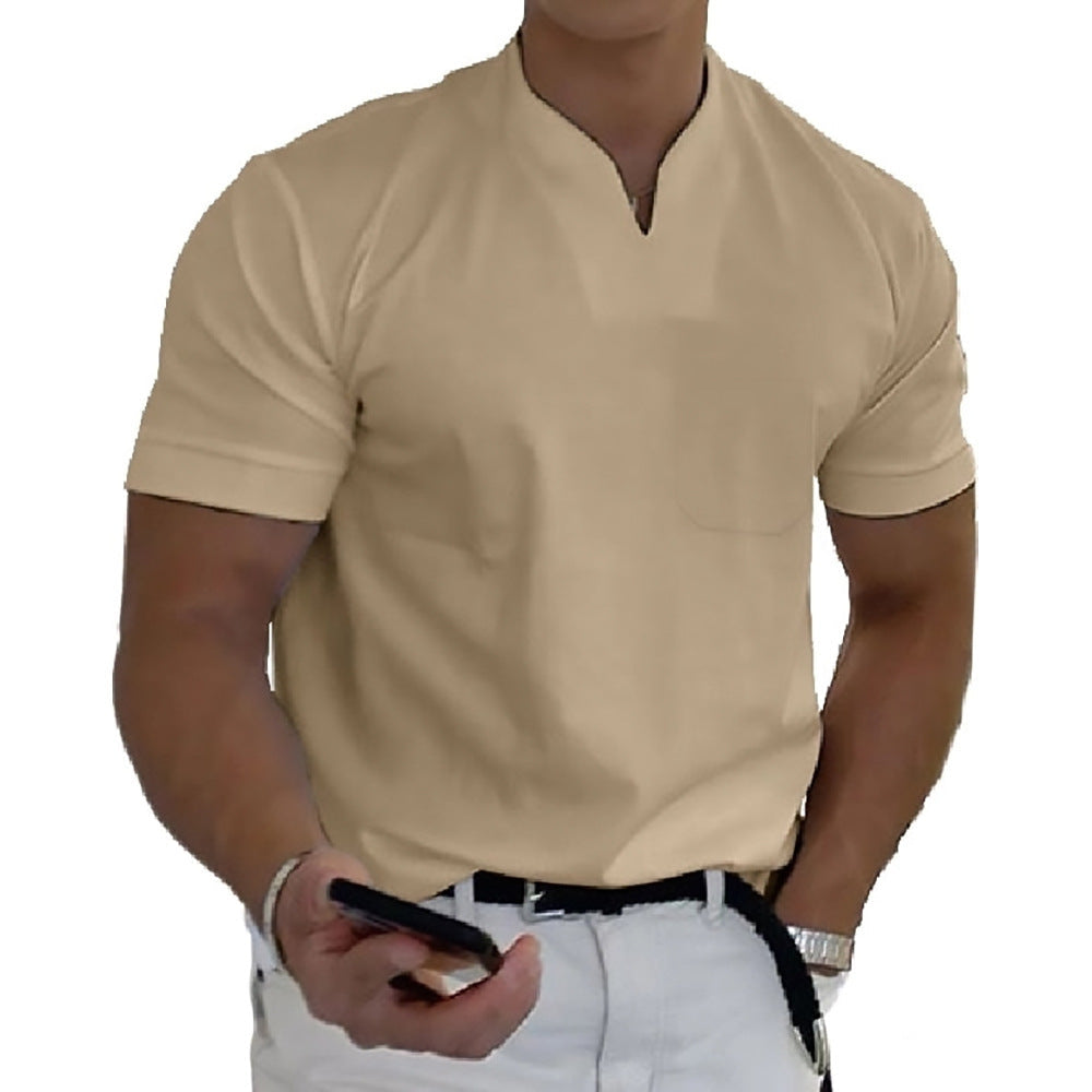 Jason - Camiseta business fitness para hombre, manga corta