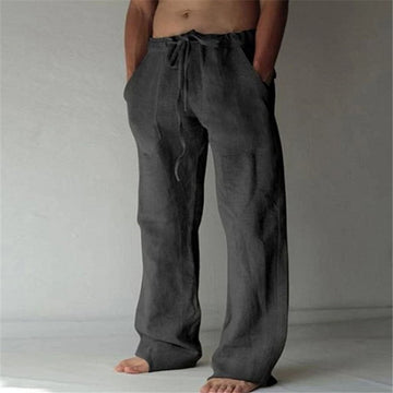 Anton - Pantalones Casual Lisos para Hombre
