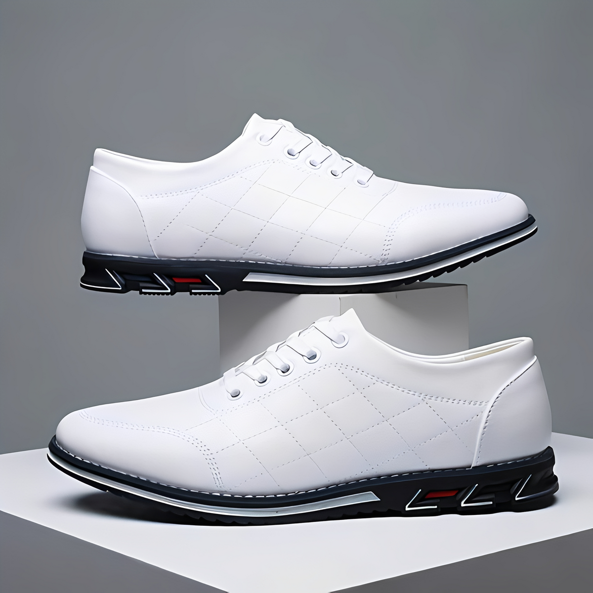 Edvin - Zapatos de hombre con cordones, casuales y a la moda