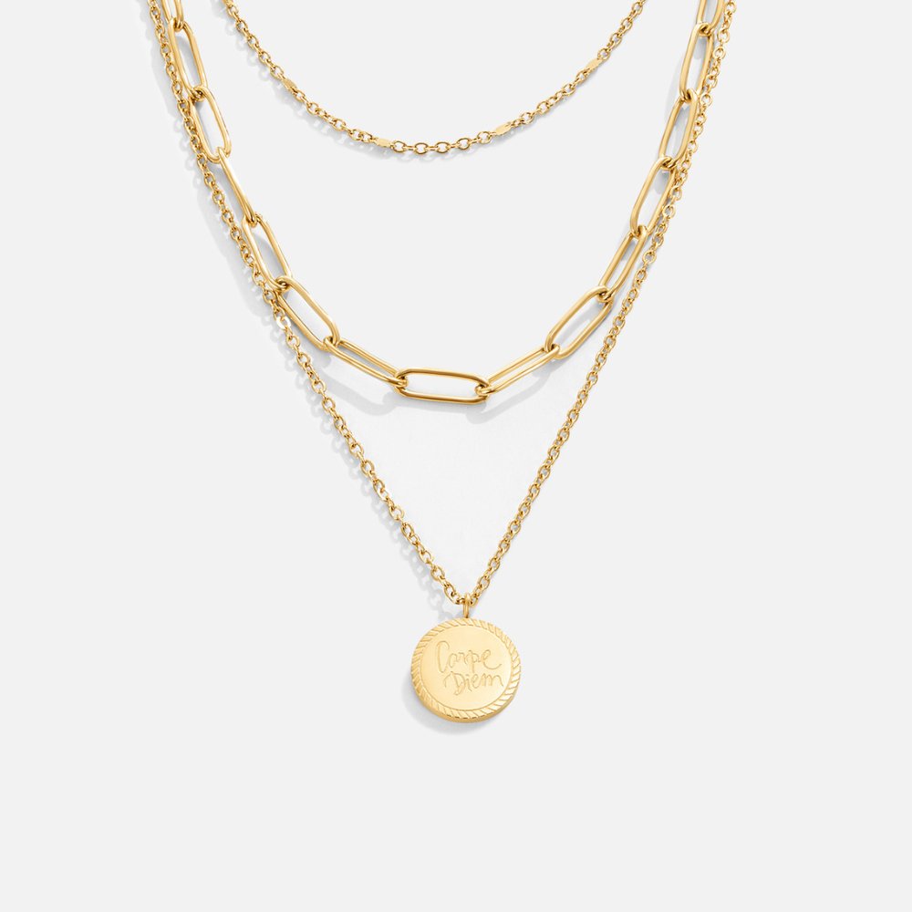 Janie – Collar en capas con monedas