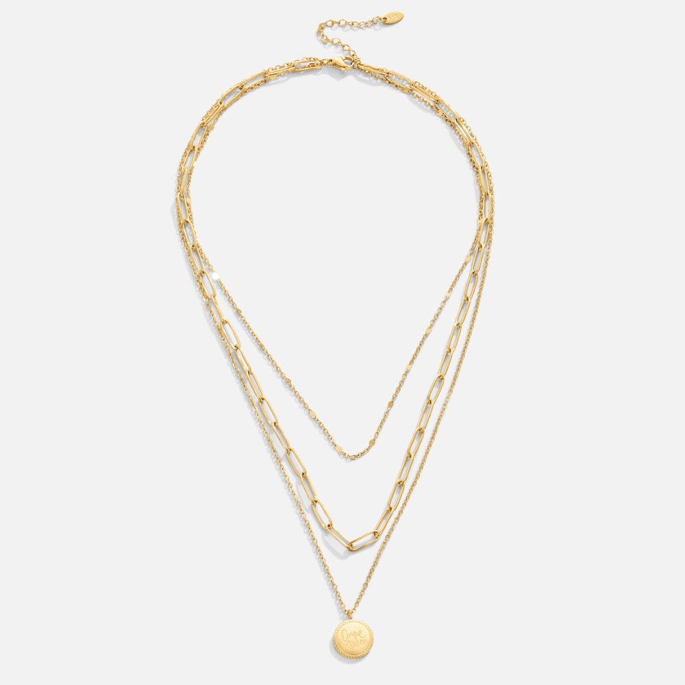Janie – Collar en capas con monedas