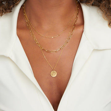 Janie – Collar en capas con monedas