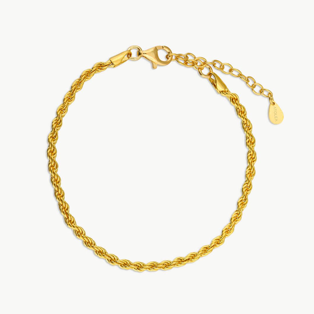Calvi – Pulsera con cadena de oro entrelazada