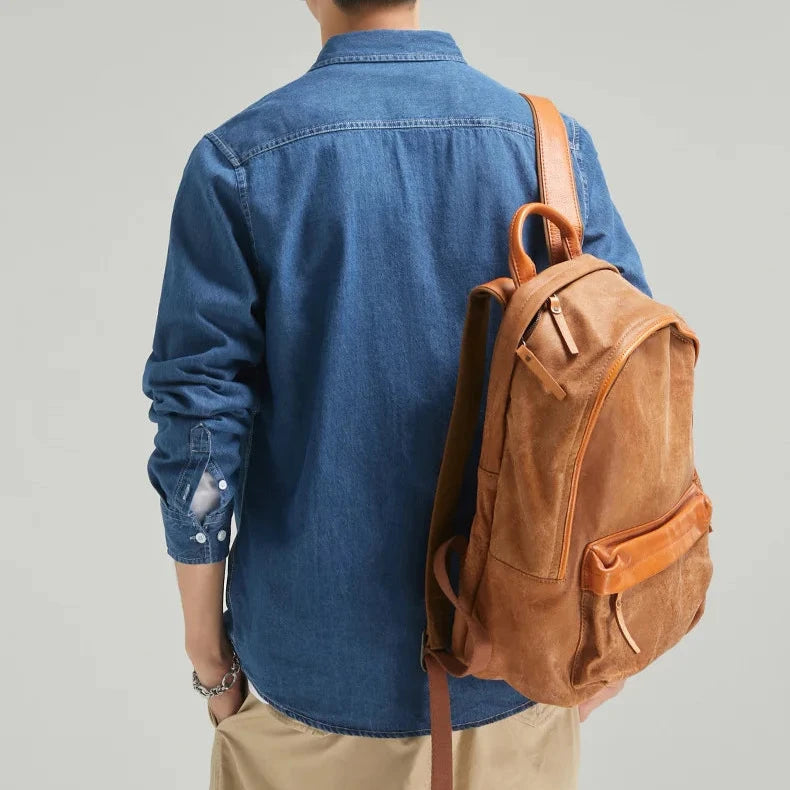 Camisa para hombre de corte clásico con botones y bolsillo en el pecho