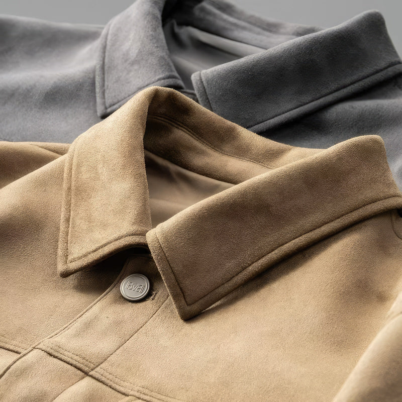 Chaqueta casual para hombre con cierre de botones y bolsillos en el pecho