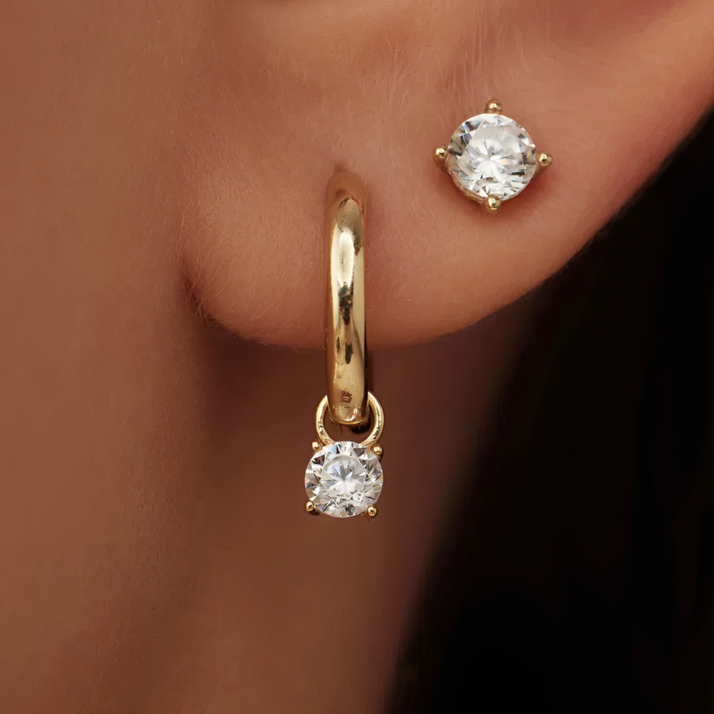Lunara – Pendientes con gemas elegantes