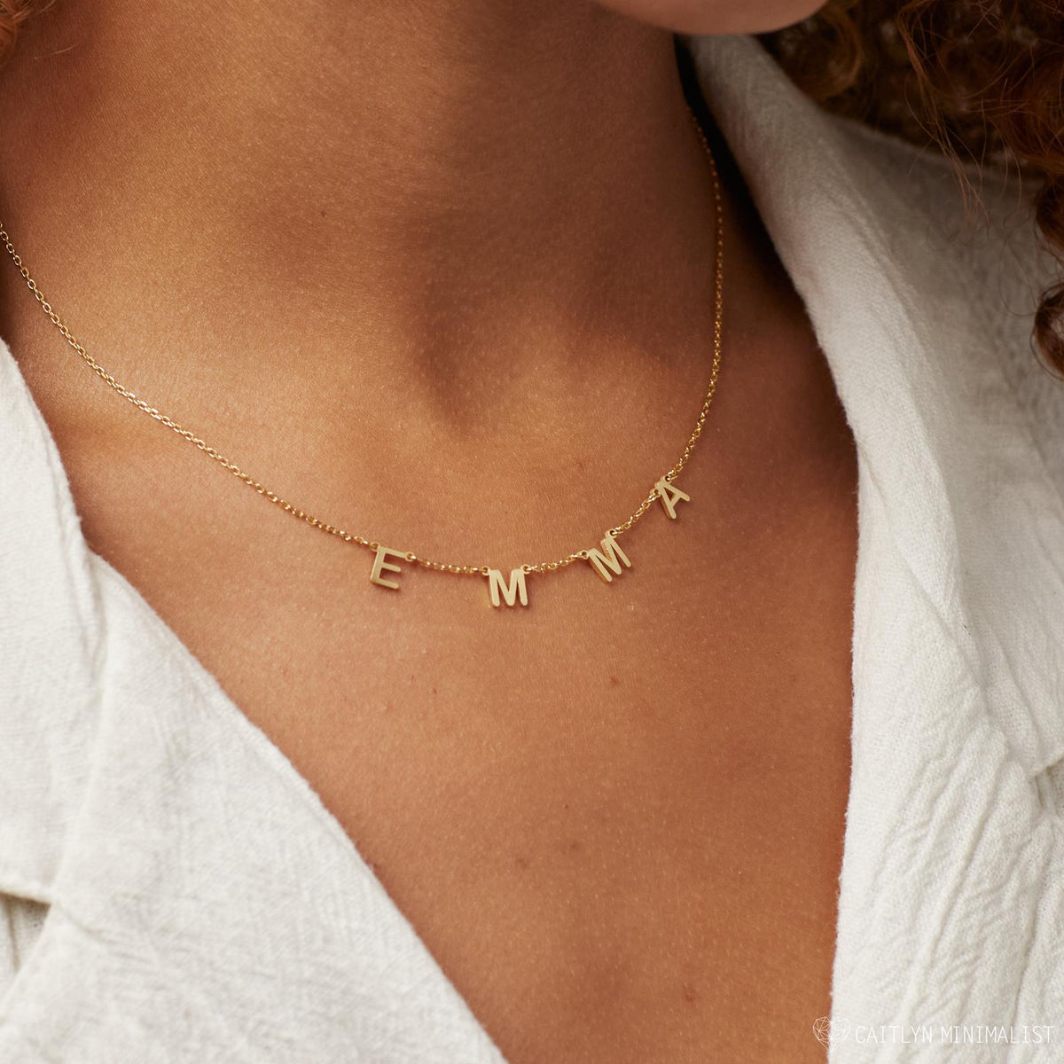 Collar con letras del nombre - Collar personalizado