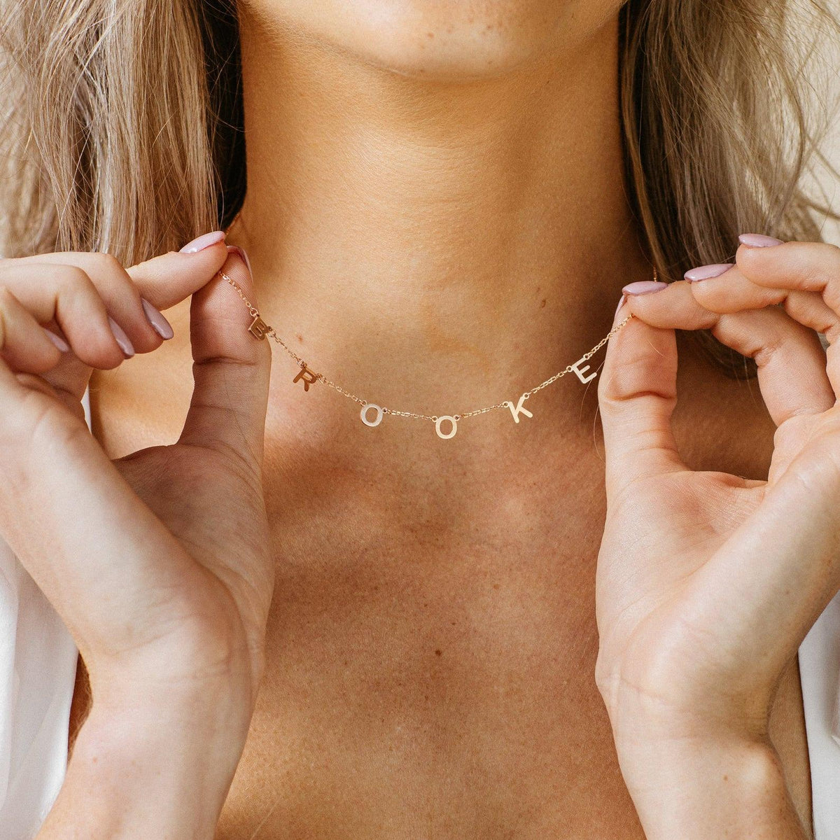 Collar con letras del nombre - Collar personalizado