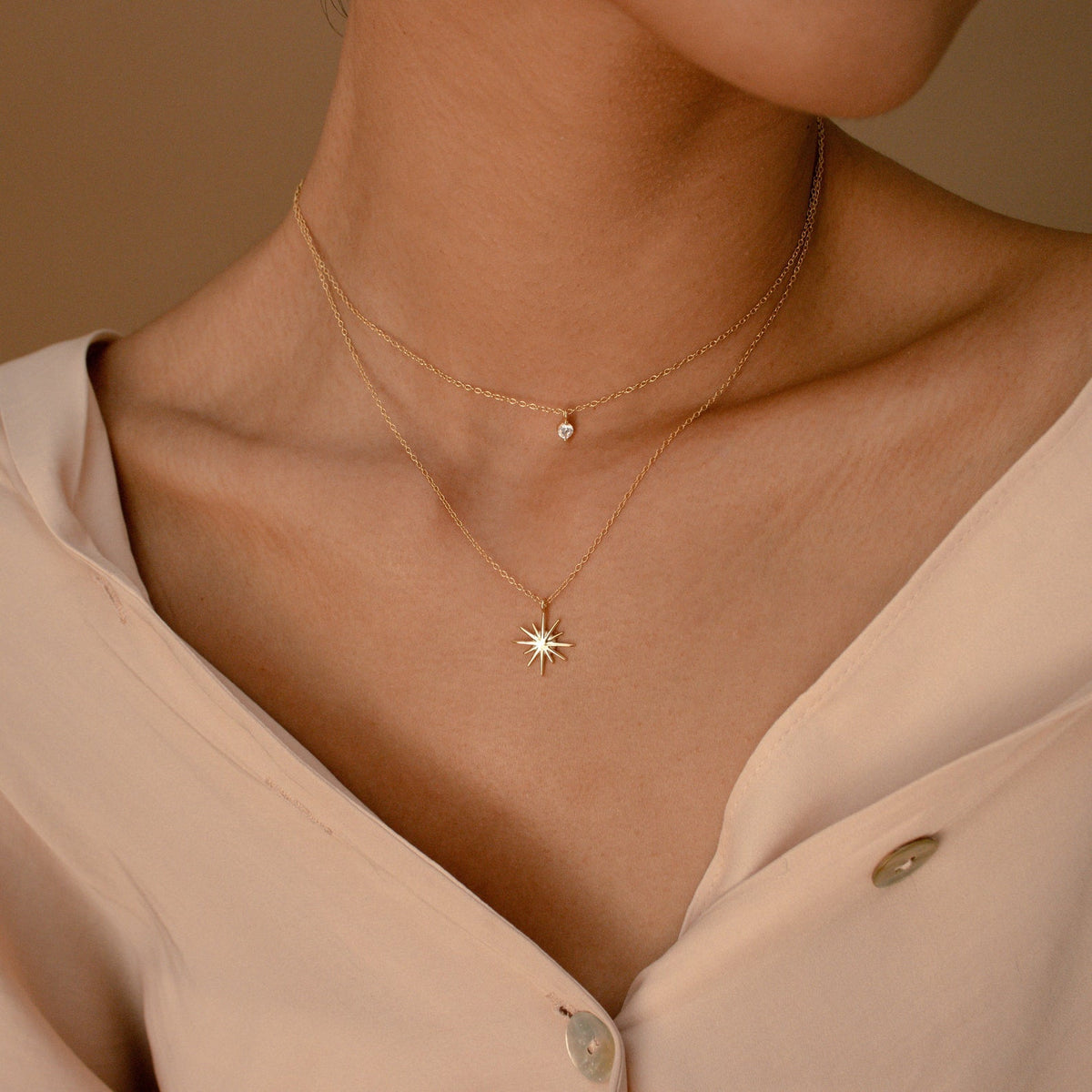 Collar Starburst de doble capa