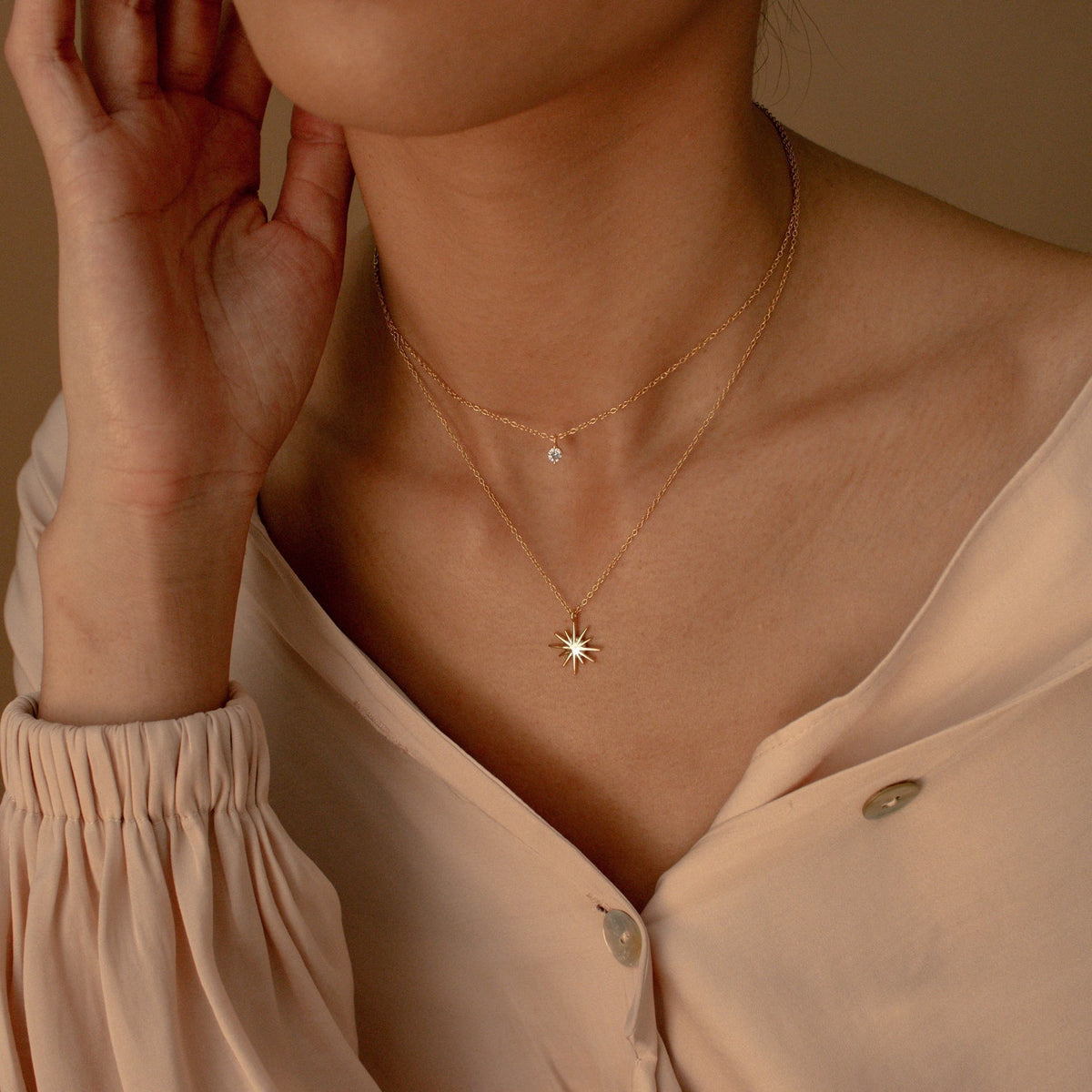 Collar Starburst de doble capa