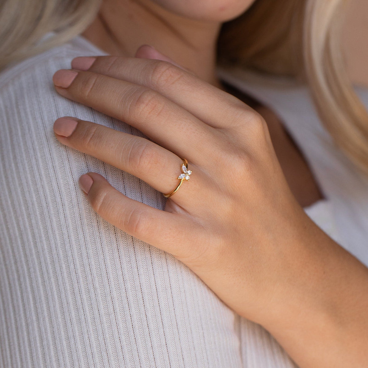 Mariposa – Sofisticado anillo de diamantes