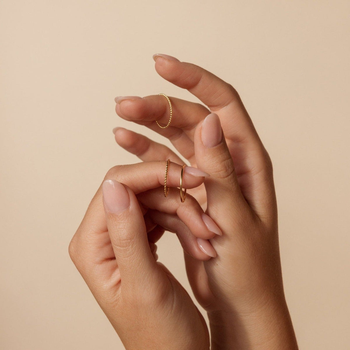 Conjunto de anillos finos - Anillos apilables