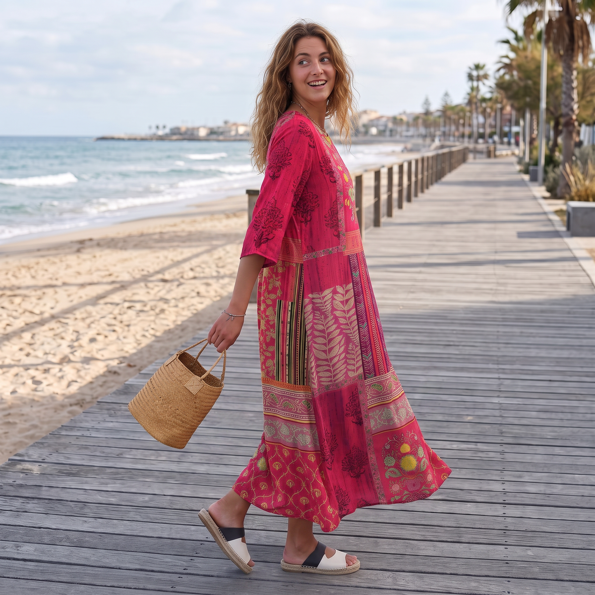 Josie - Vestido Maxi Boho Elegante