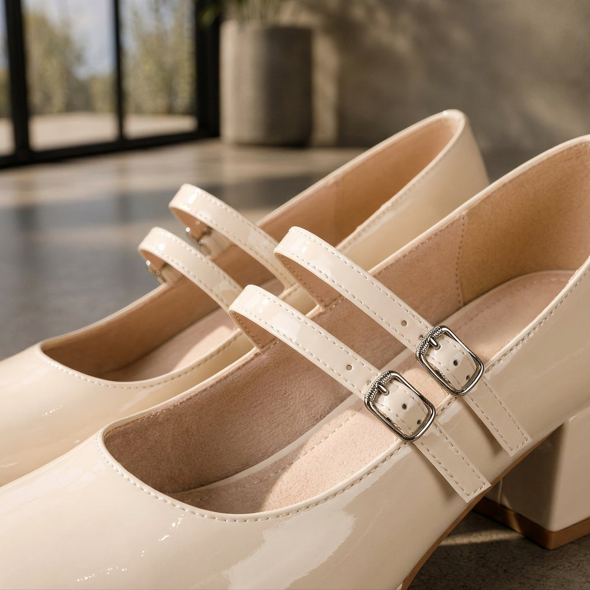 Curtis - Sandalias elegantes de tacón bloque