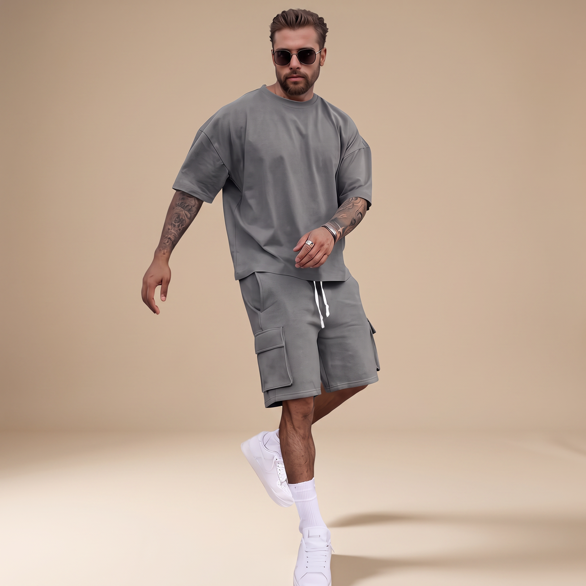 Robbins - Conjunto Transpirable Casual de 2 Piezas