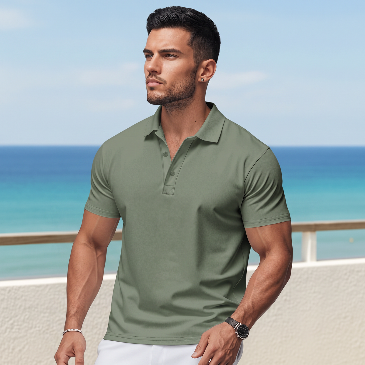 Jaden - Camisa polo casual