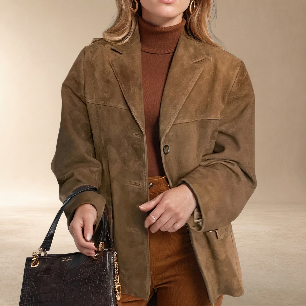 Shelby - Blazer formal con cierre de botón