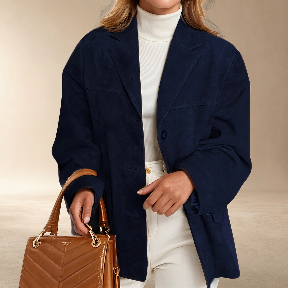 Shelby - Blazer formal con cierre de botón